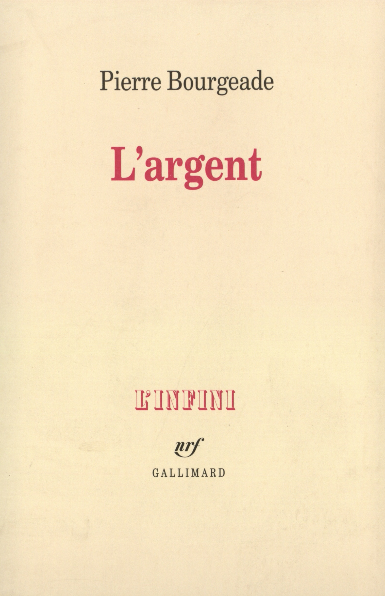 L'Argent (9782070753802-front-cover)