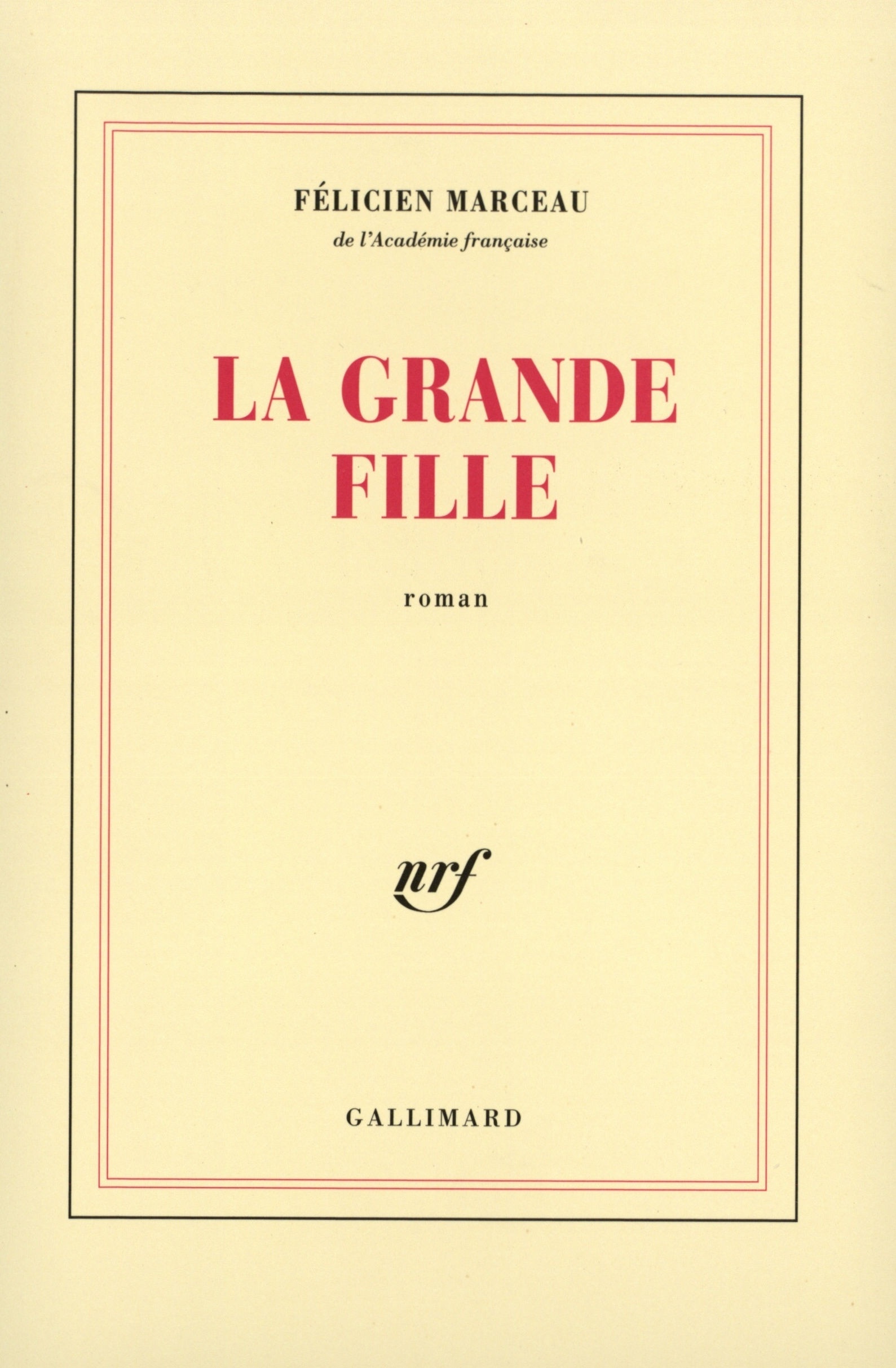 La Grande fille (9782070748310-front-cover)