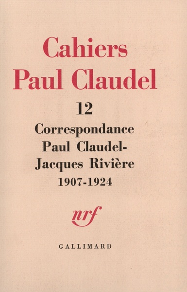 Correspondance, (1907-1924) (9782070701605-front-cover)