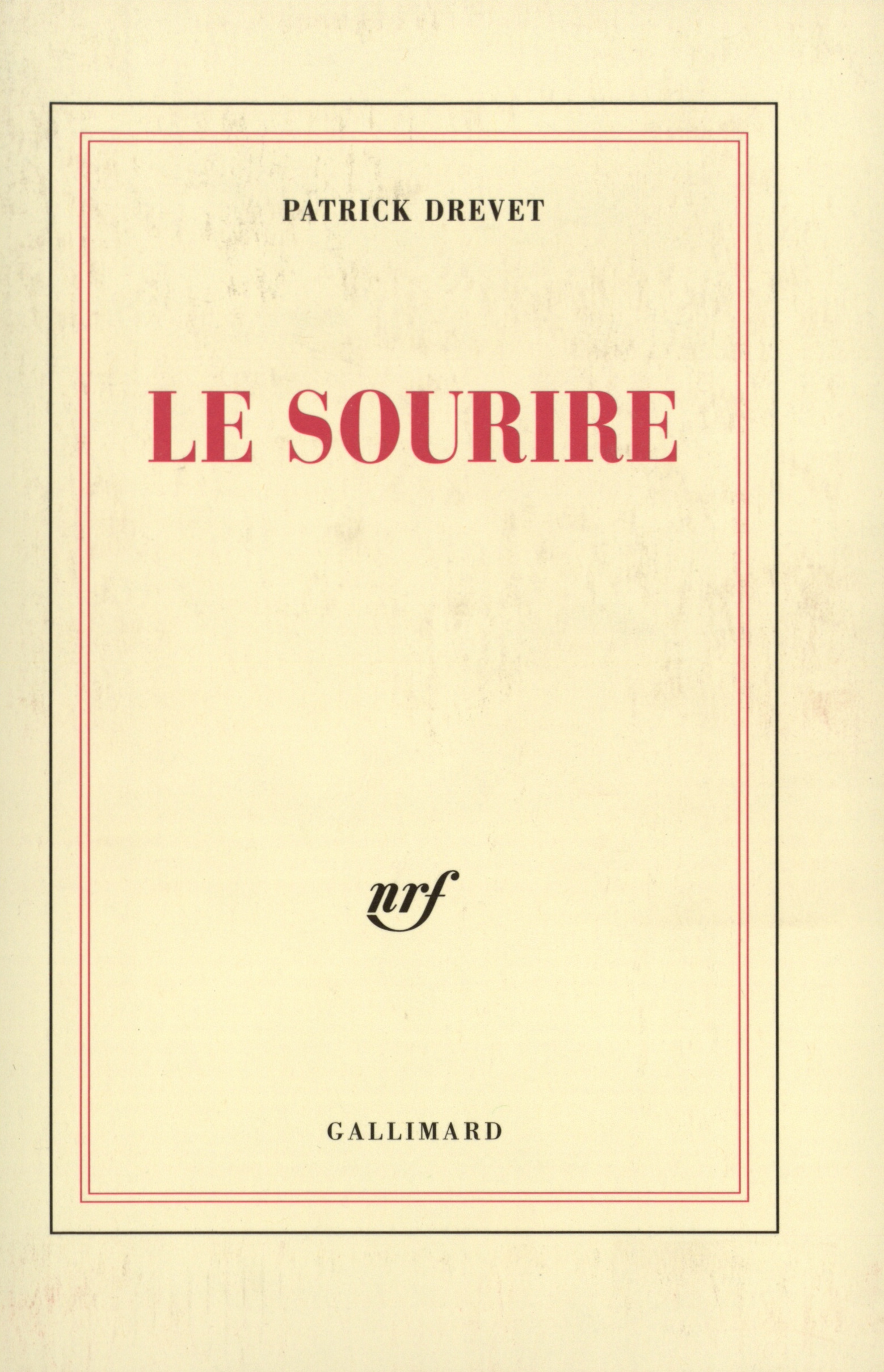 Le Sourire (9782070755080-front-cover)