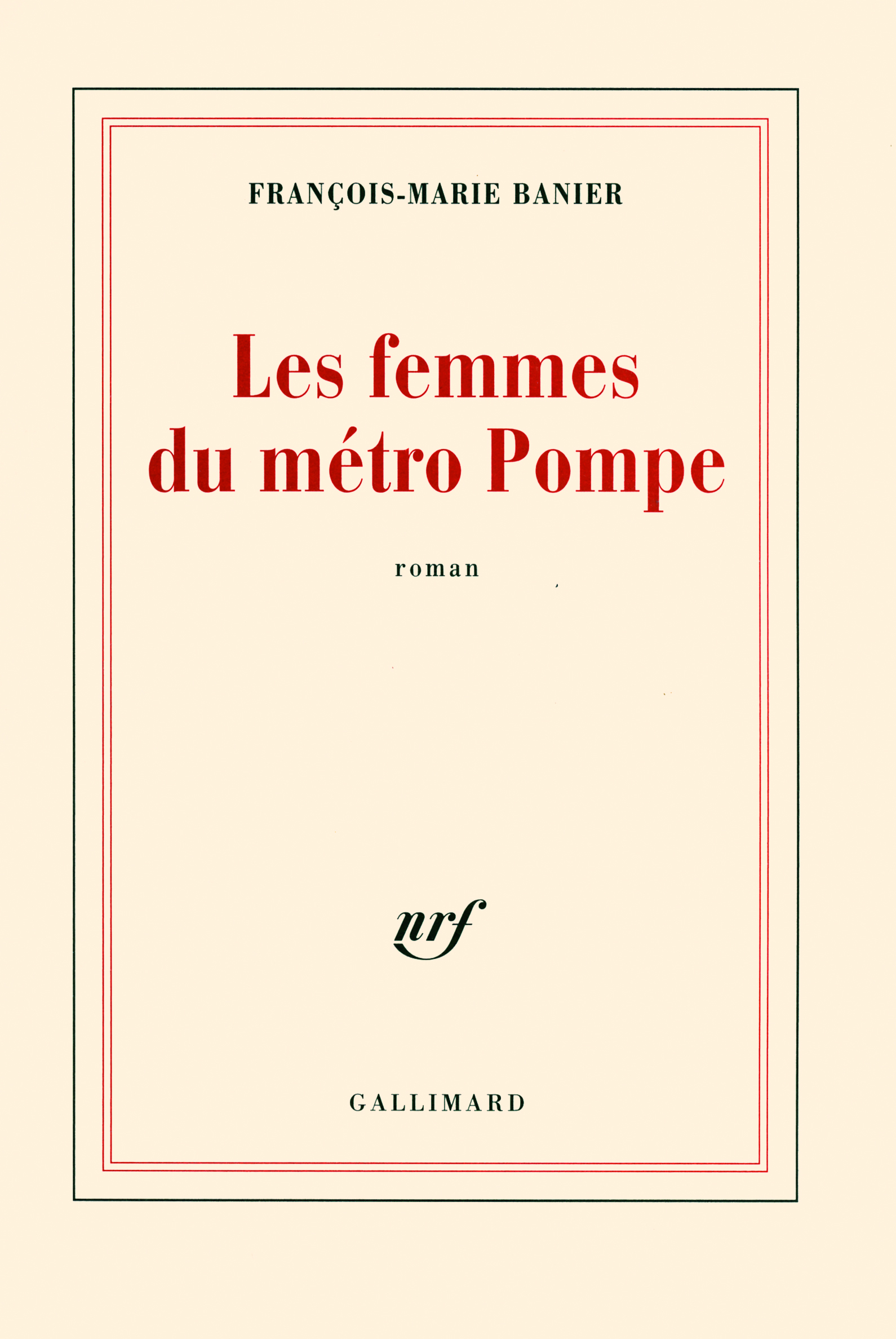 Les femmes du métro Pompe (9782070779550-front-cover)