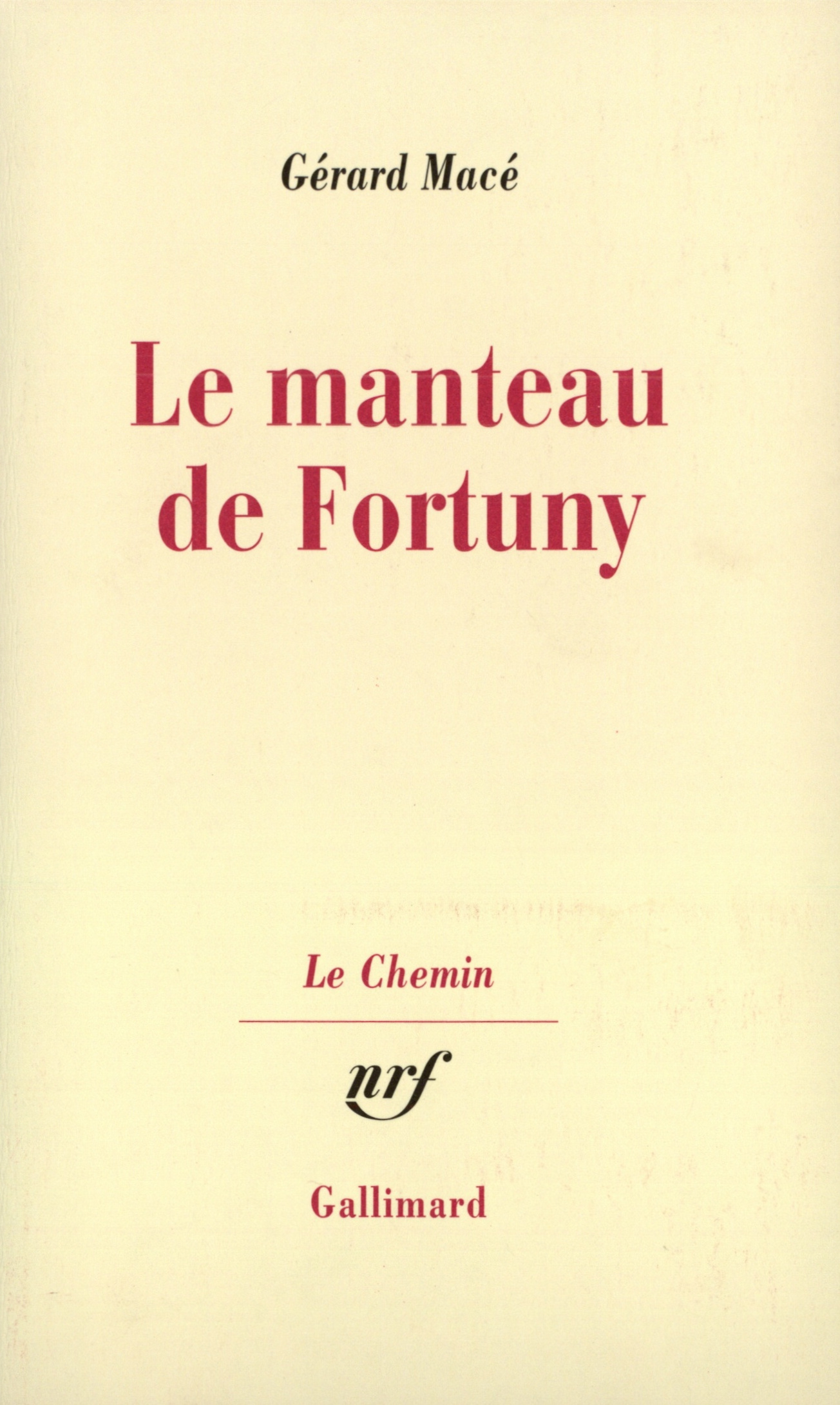 Le manteau de Fortuny (9782070708291-front-cover)