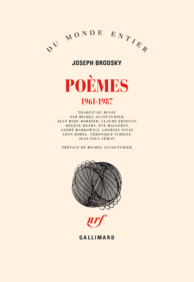 Poèmes, (1961-1987) (9782070712540-front-cover)
