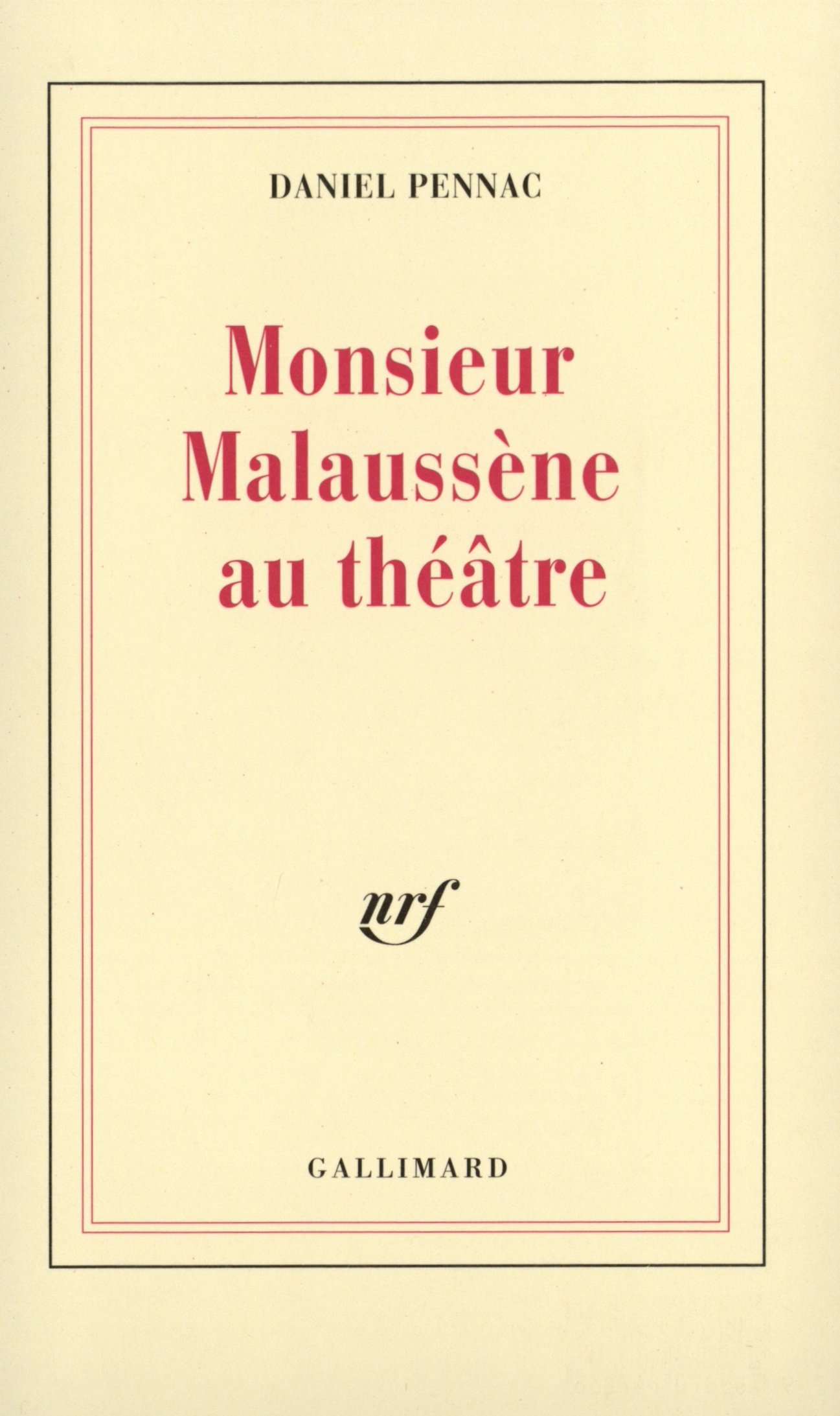 Monsieur Malaussène au théâtre (9782070747238-front-cover)