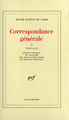 Correspondance générale, 1930-1932 (9782070709168-front-cover)