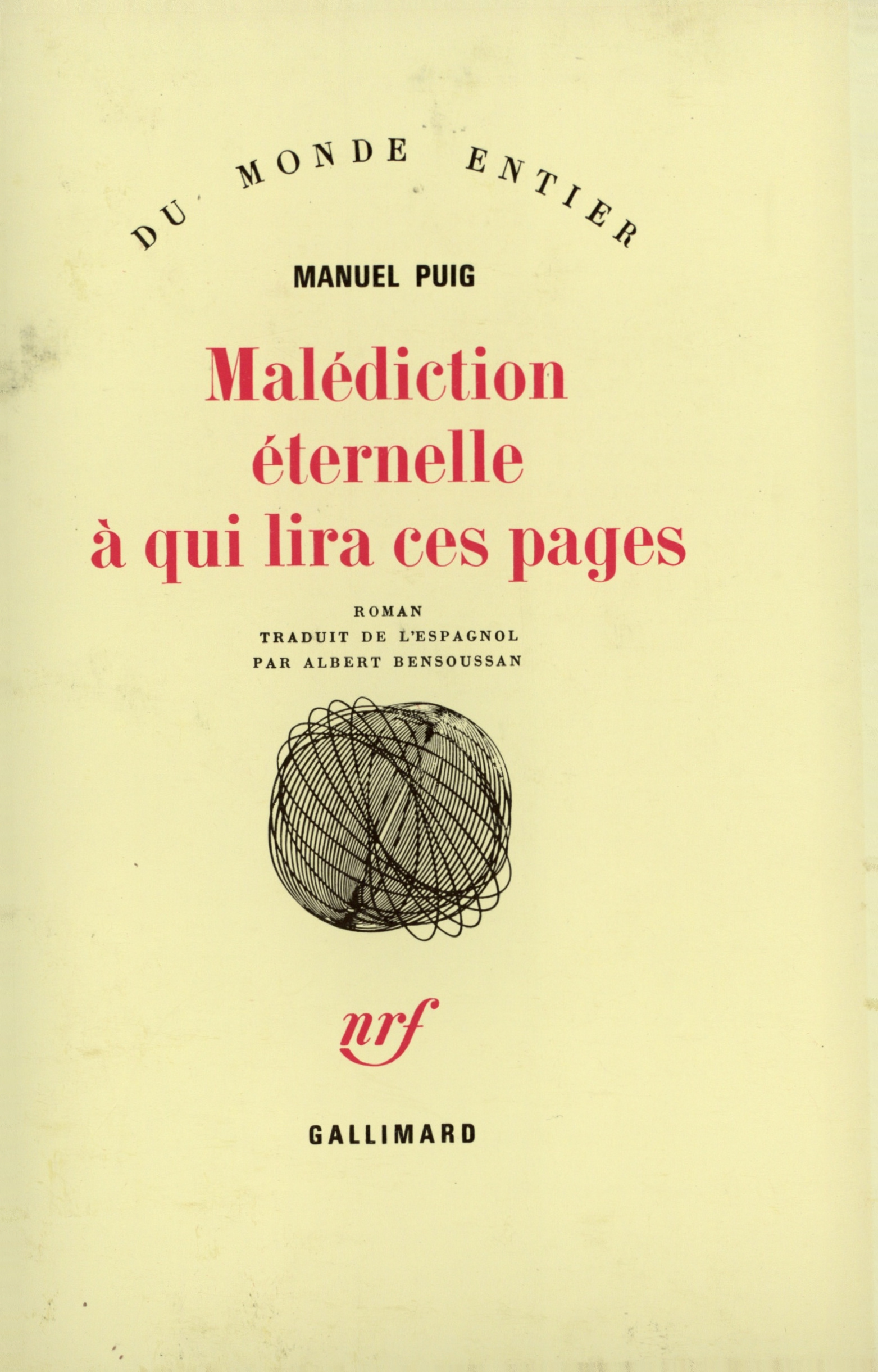 Malédiction éternelle à qui lira ces pages (9782070700912-front-cover)