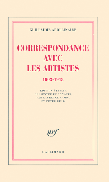Correspondance avec les artistes, (1903-1918) (9782070784042-front-cover)