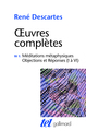 Méditations métaphysiques - Objections et Réponses (I à VI) (9782070786787-front-cover)