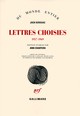Lettres choisies, (1957-1969) (9782070766635-front-cover)