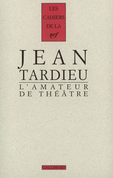 L'Amateur de théâtre (9782070730087-front-cover)