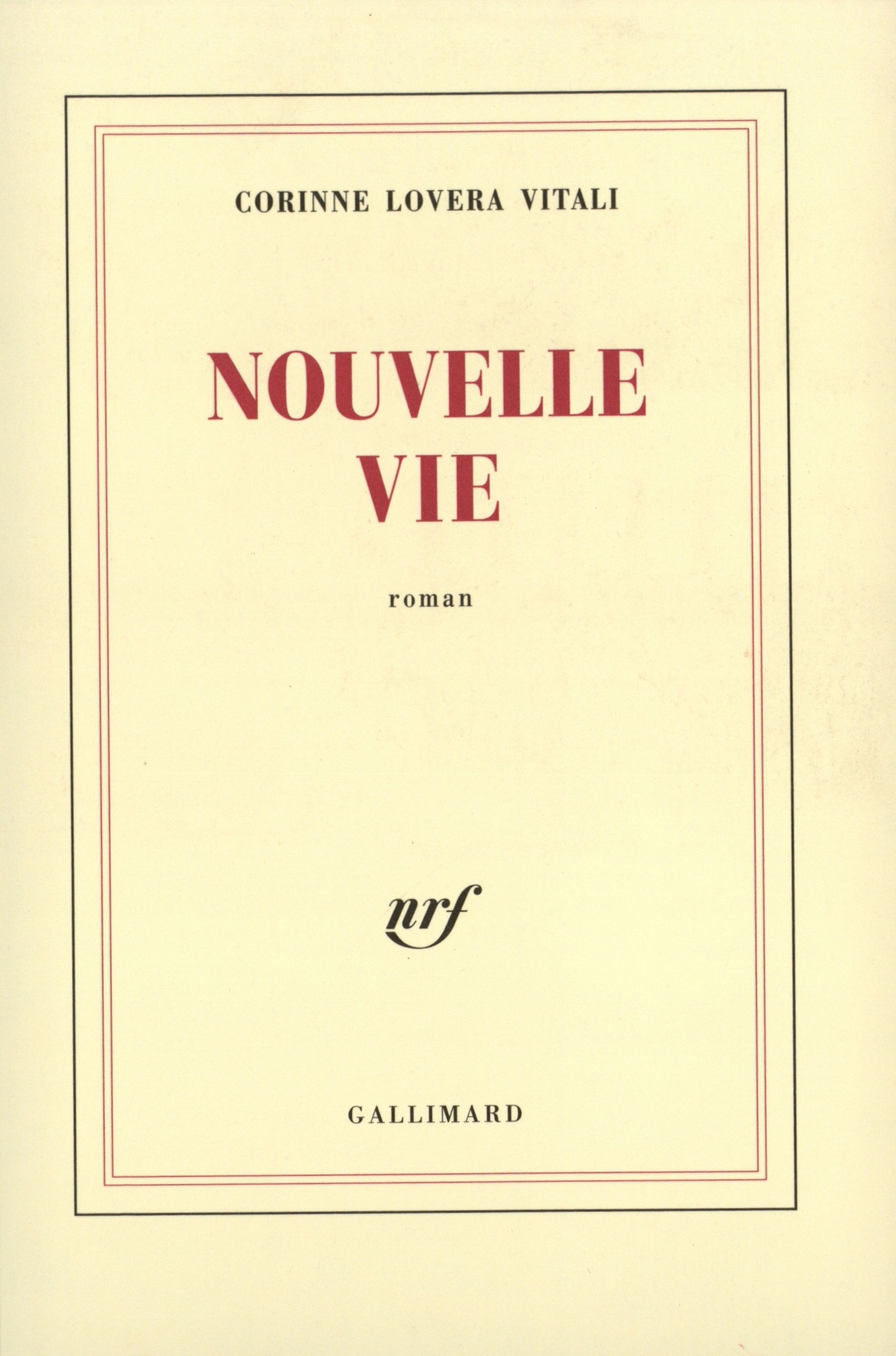 Nouvelle Vie (9782070744275-front-cover)