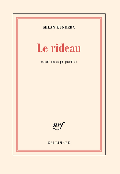 Le Rideau, Essai en sept parties (9782070774357-front-cover)