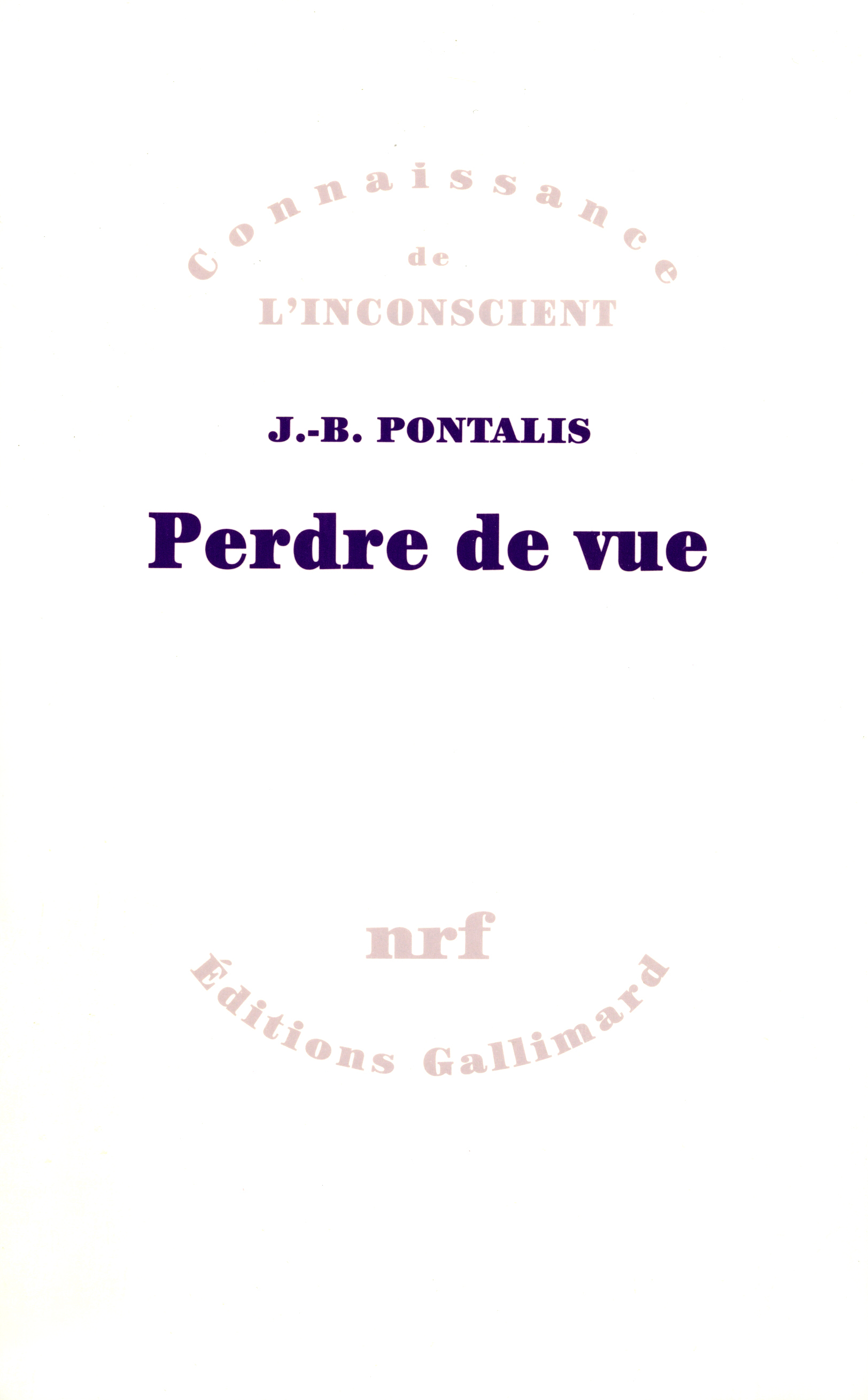 Perdre de vue (9782070713998-front-cover)