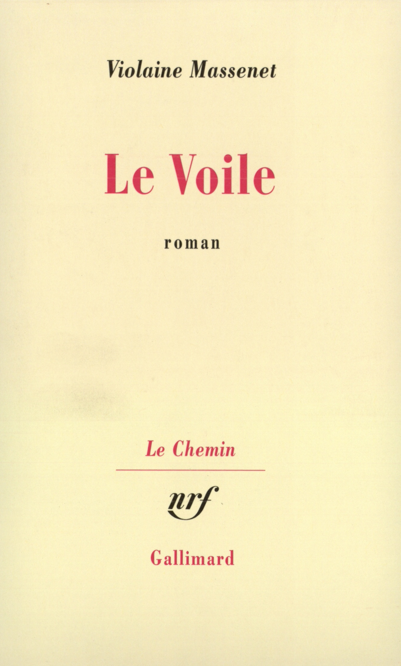 Le Voile (9782070725434-front-cover)