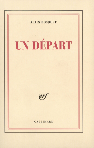Un Départ (9782070748662-front-cover)