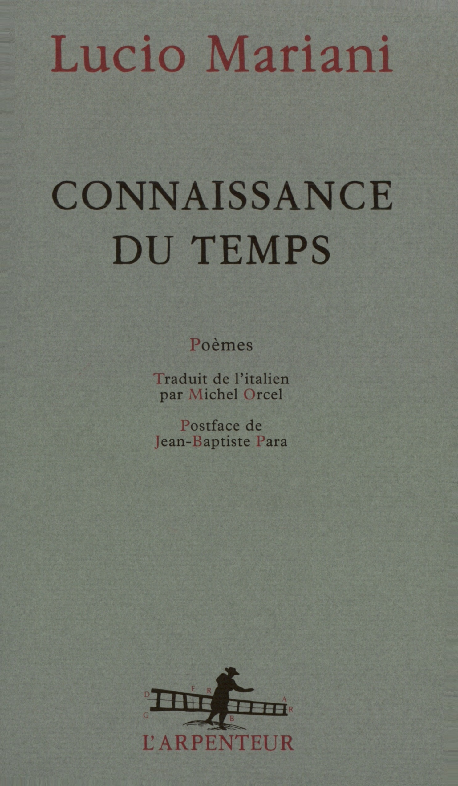 Connaissance du temps poèmes (9782070774999-front-cover)