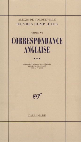 Correspondance anglaise (9782070763566-front-cover)