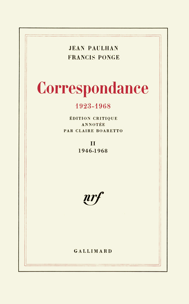 Correspondance, (1923-1968)-1946-1968 (9782070706525-front-cover)
