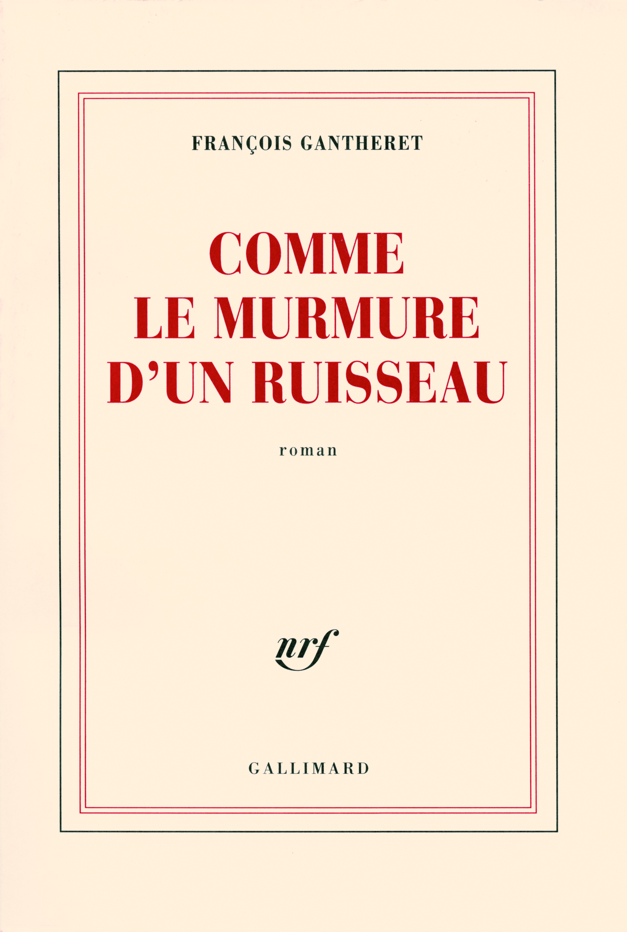 Comme le murmure d'un ruisseau (9782070775071-front-cover)