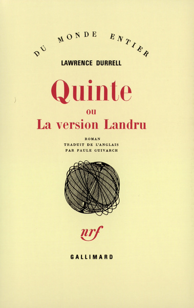 Quinte ou La version Landru (9782070706990-front-cover)