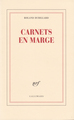 Carnets en marge (9782070752997-front-cover)