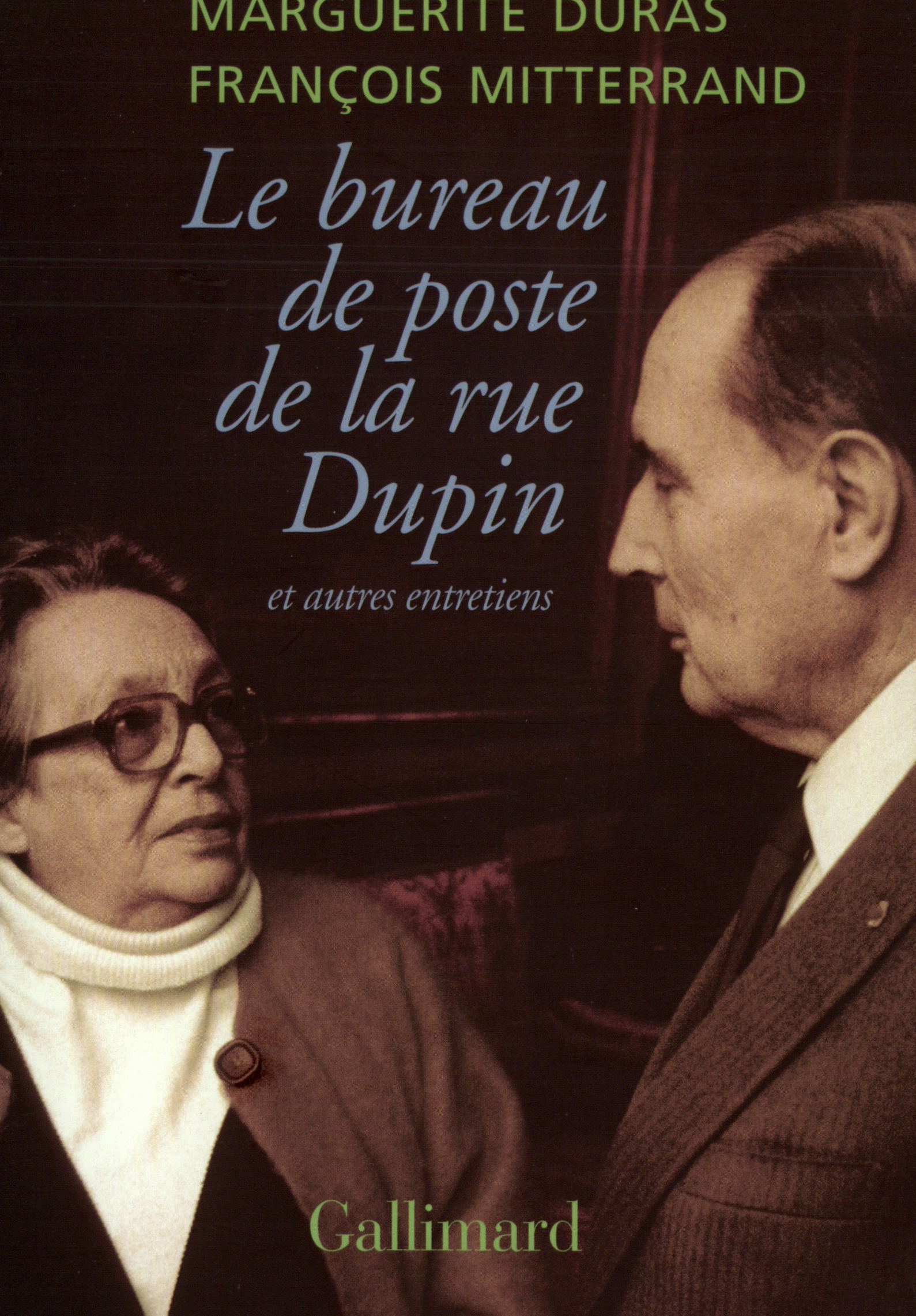 Le bureau de poste de la rue Dupin et autres entretiens (9782070776764-front-cover)