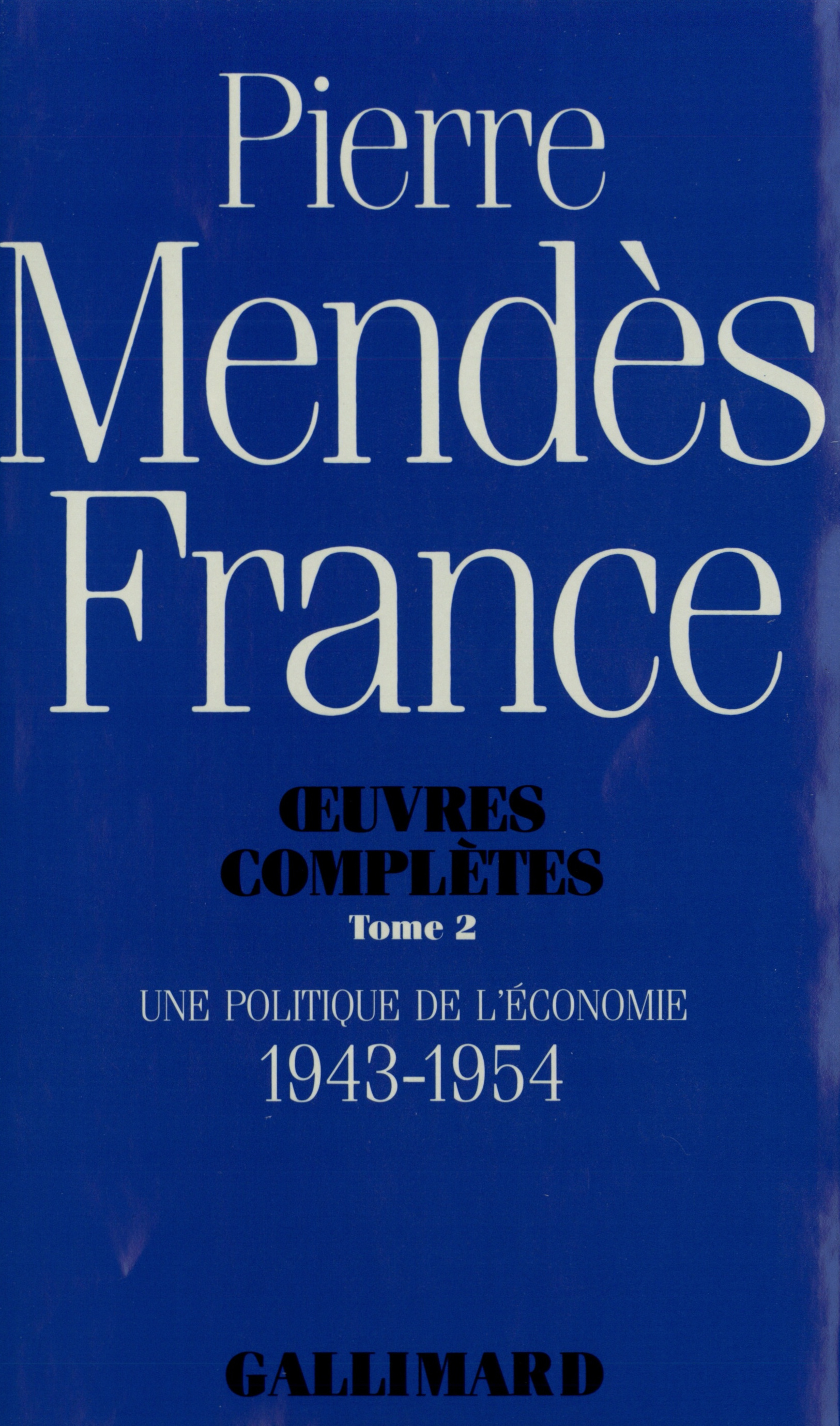 Une politique de l'économie, (1943-1954) (9782070703555-front-cover)