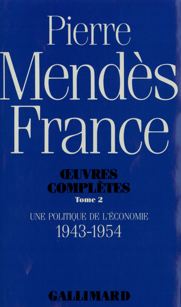 Une politique de l'économie, (1943-1954) (9782070703555-front-cover)