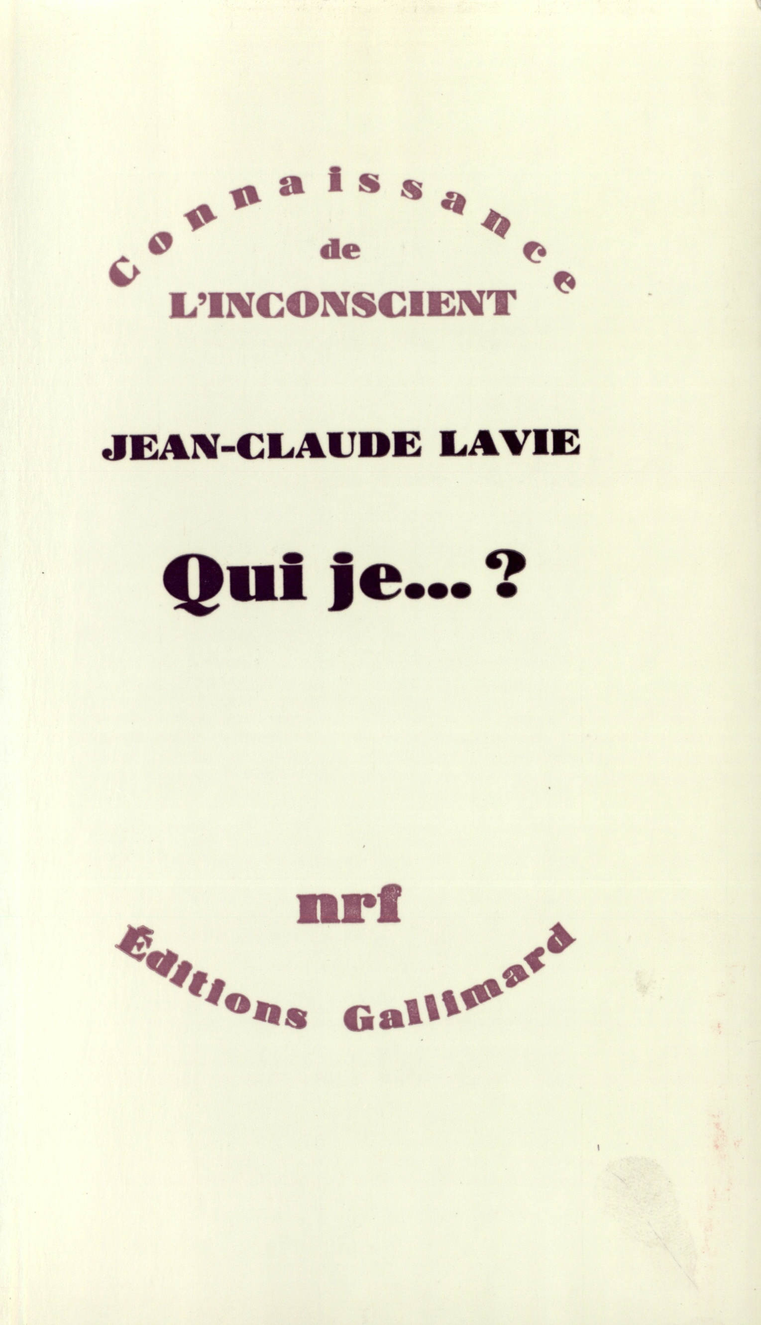 Qui je... ? (9782070703425-front-cover)