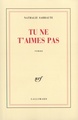 Tu ne t'aimes pas (9782070716951-front-cover)