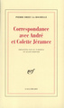 Correspondance avec André et Colette Jéramec (9782070733637-front-cover)