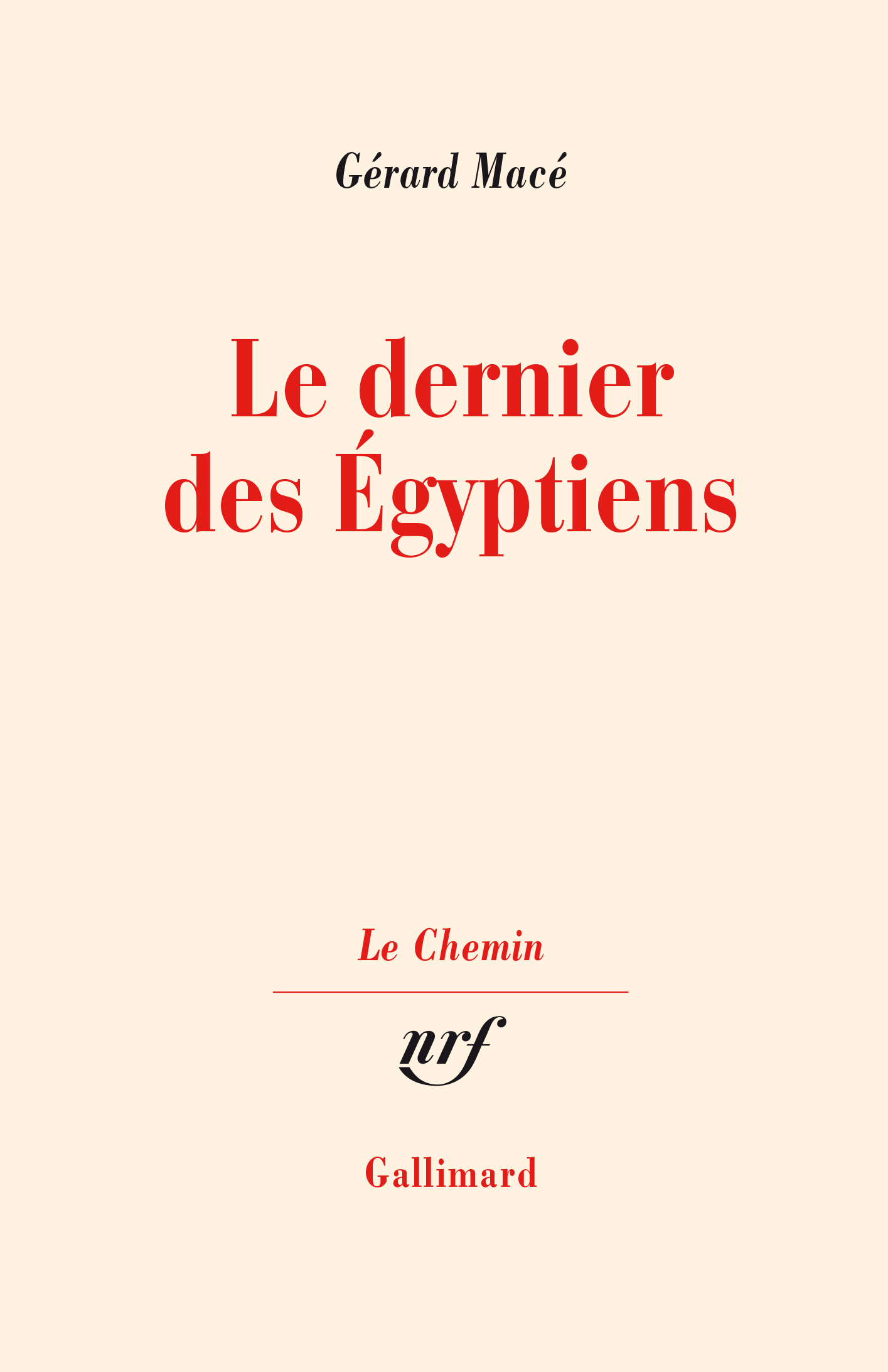 Le dernier des Égyptiens (9782070714704-front-cover)