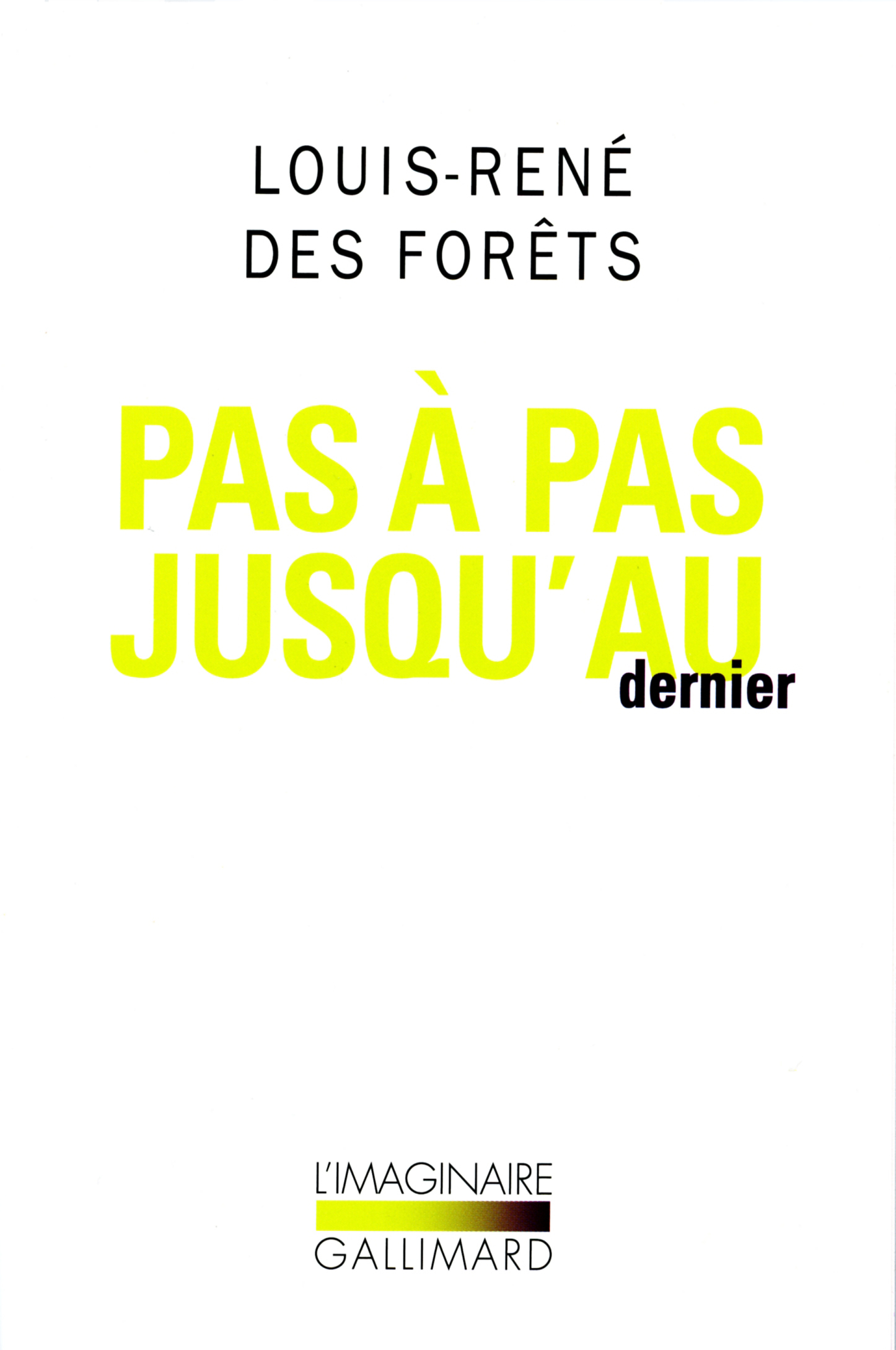 Pas à pas jusqu'au dernier (9782070774661-front-cover)