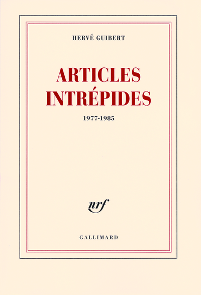 Articles intrépides, (1977-1985) (9782070780914-front-cover)