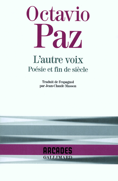L'Autre voix, Poésie et fin de siècle (9782070724710-front-cover)