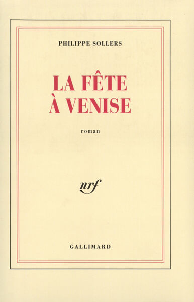 La Fête à Venise (9782070722037-front-cover)