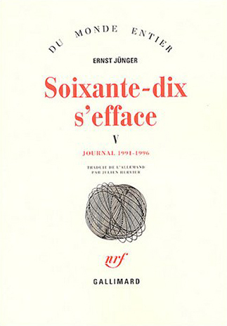 Soixante-dix s'efface, Journal-1991-1996 (9782070753284-front-cover)