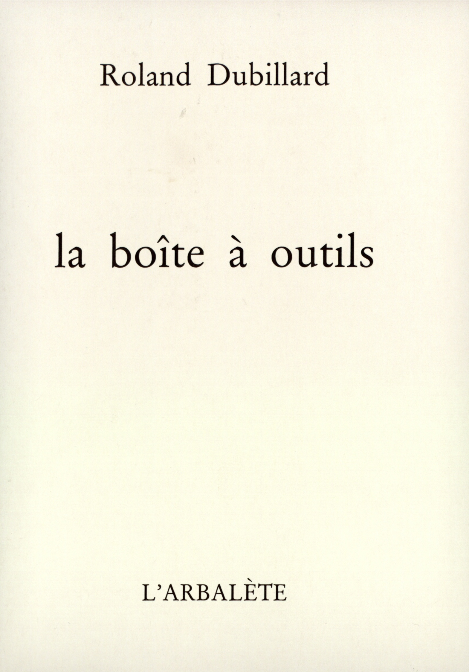 La Boîte à outils (9782070751556-front-cover)