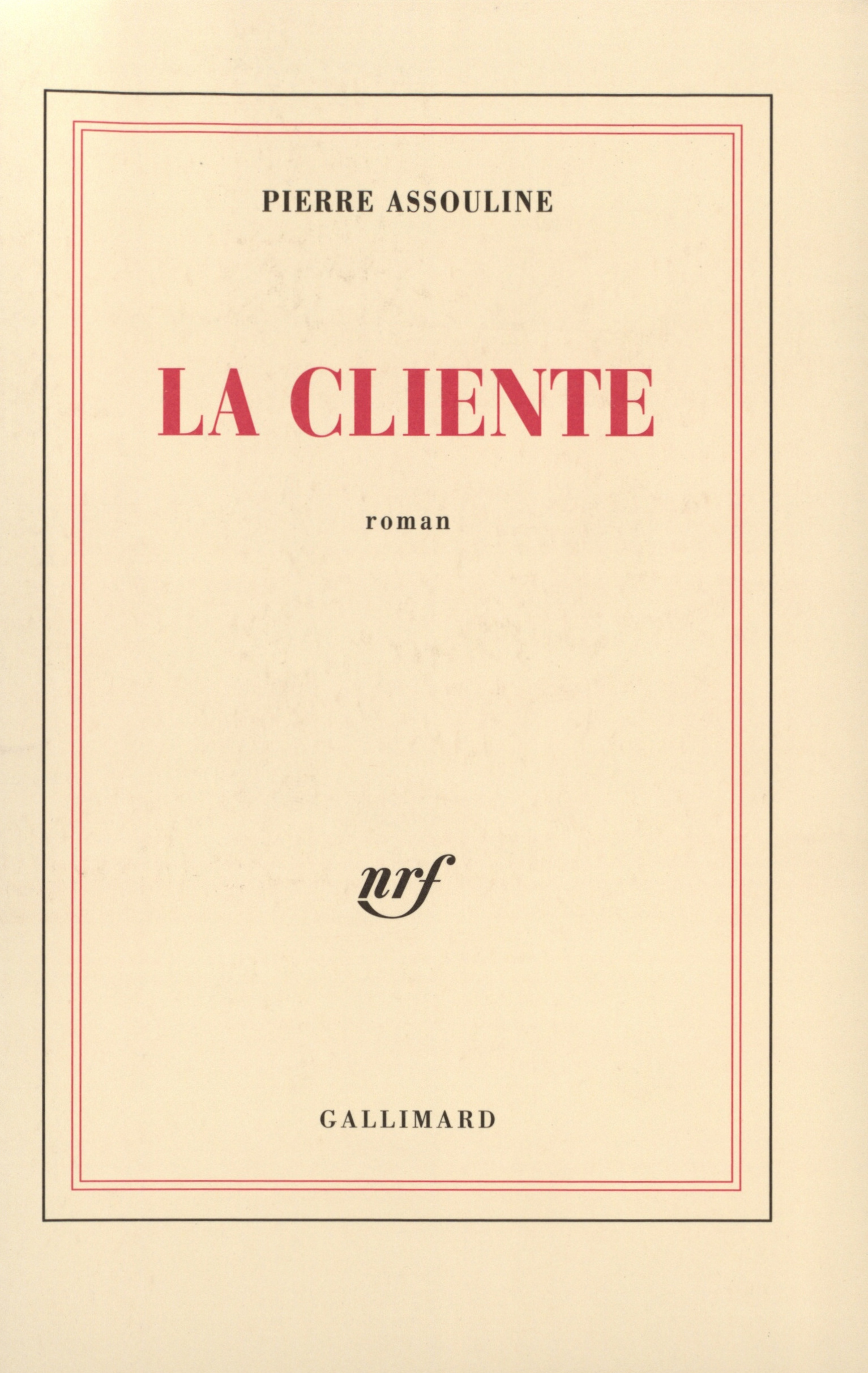 La cliente (9782070752782-front-cover)