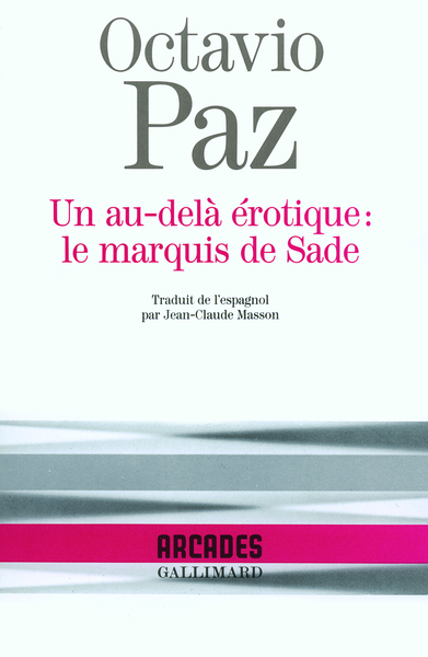 Un au-delà érotique : le marquis de Sade (9782070737819-front-cover)