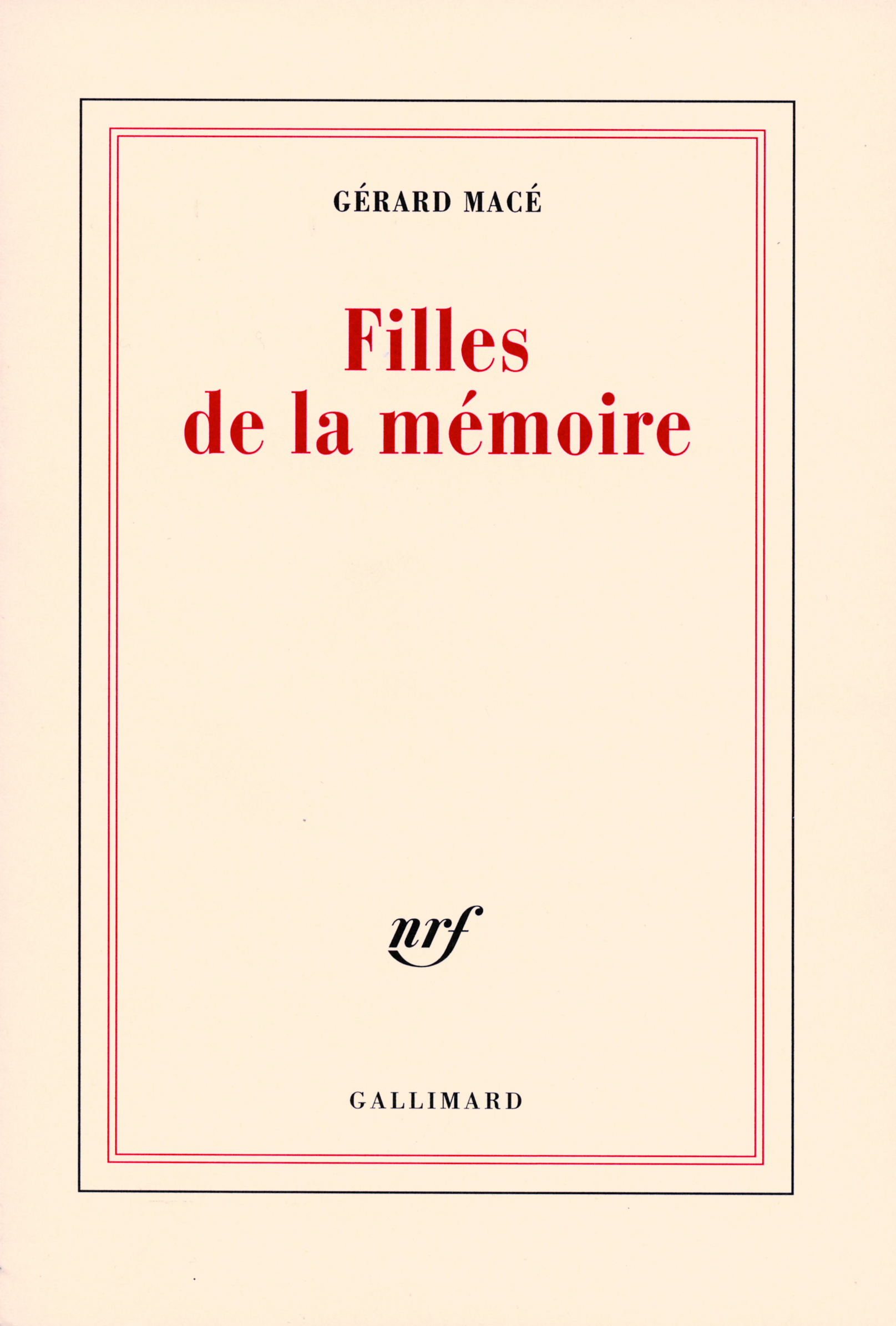 Filles de la mémoire (9782070783632-front-cover)