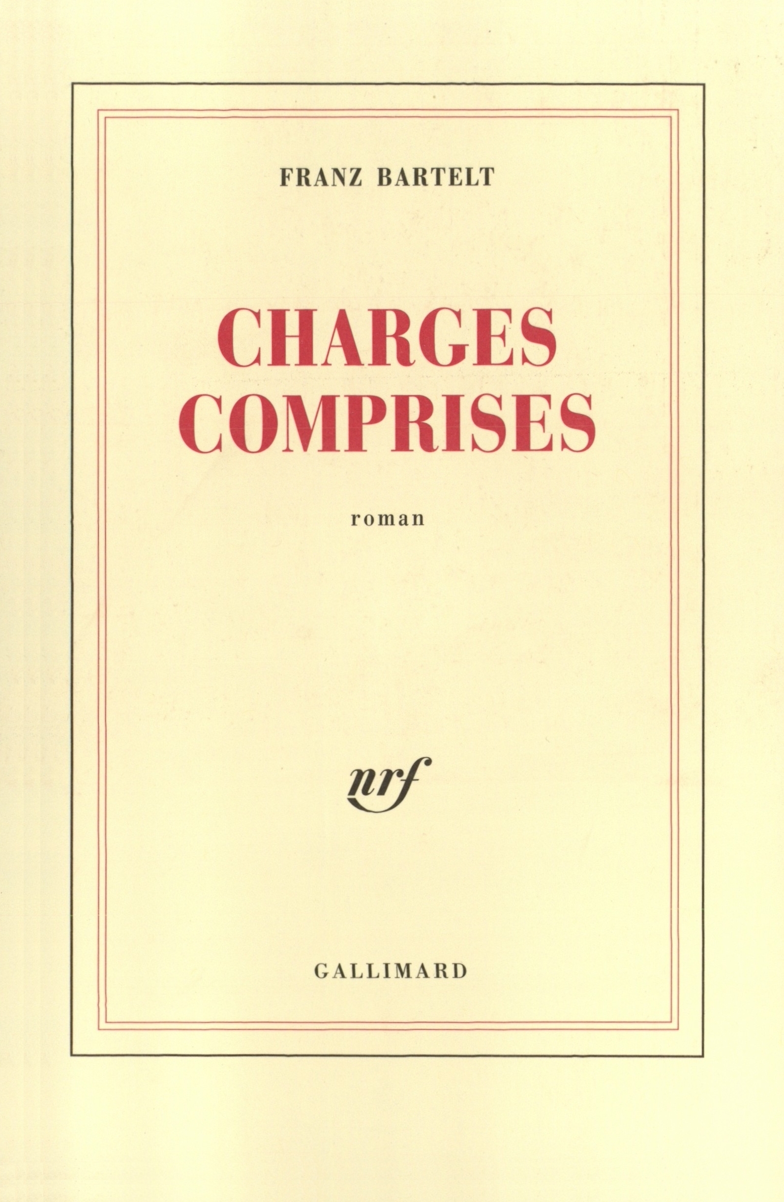 Charges comprises (9782070718153-front-cover)