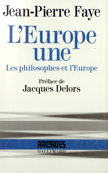 L'Europe une, Les philosophes et l'Europe (9782070728268-front-cover)