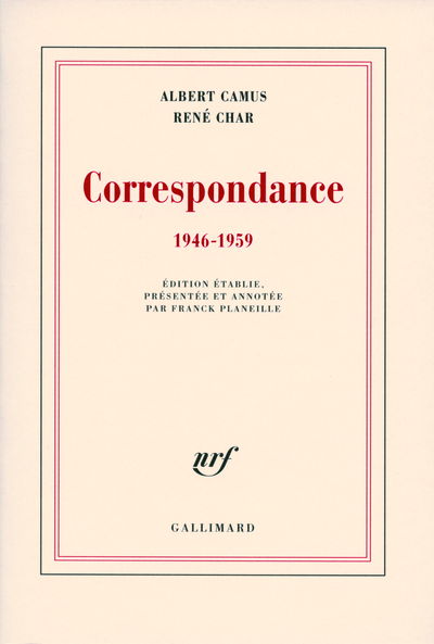 Correspondance, (1946-1959) (9782070783311-front-cover)