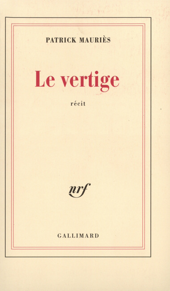 Le Vertige (9782070755158-front-cover)