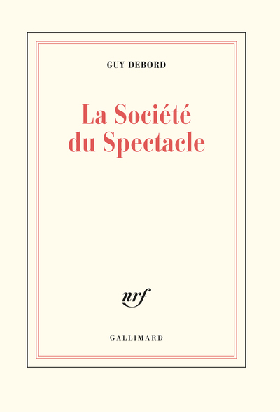 La Société du Spectacle (9782070728039-front-cover)