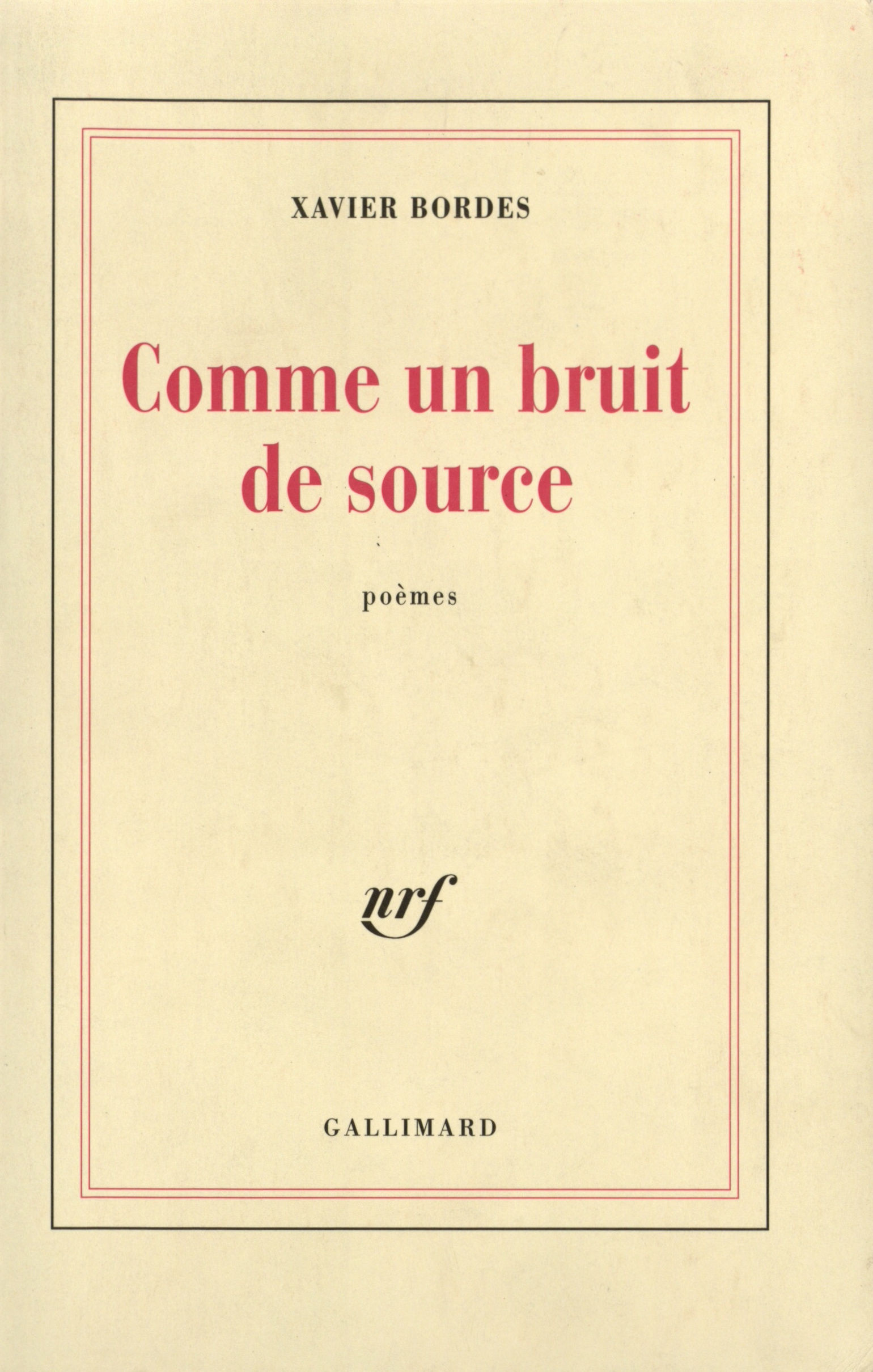 Comme un bruit de source (9782070752362-front-cover)