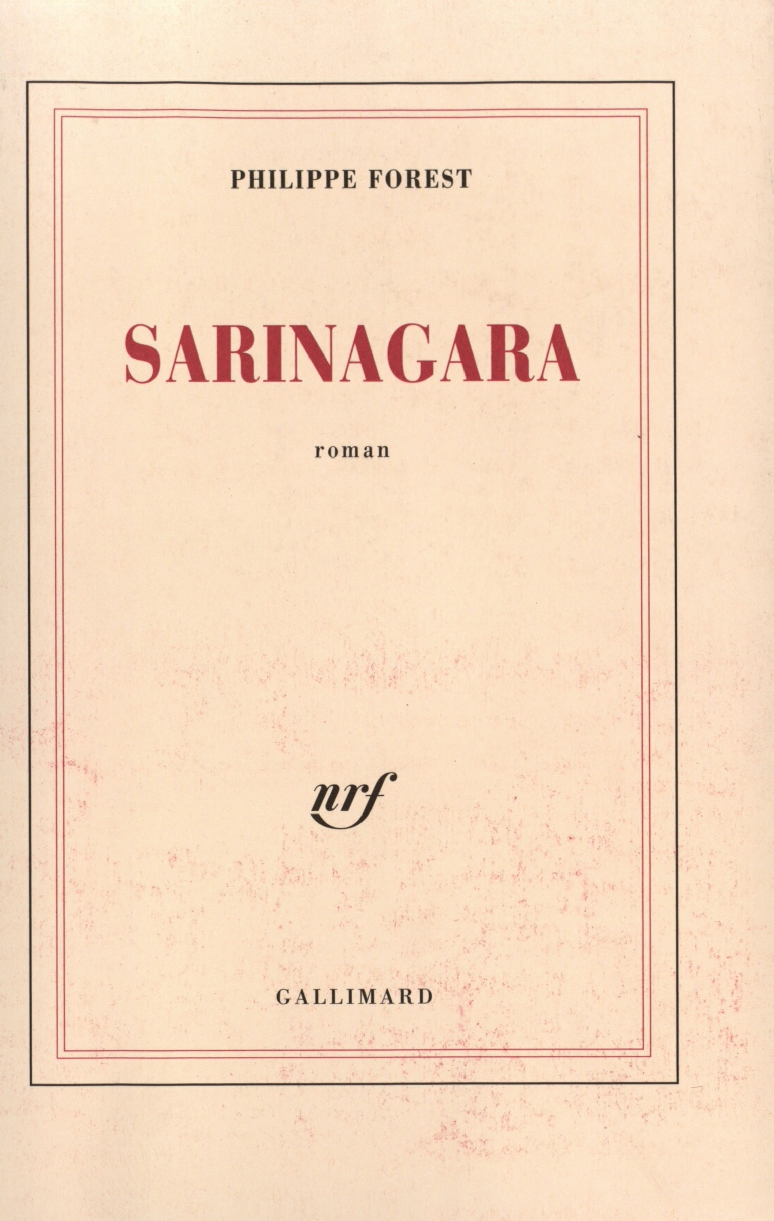 Sarinagara (9782070771974-front-cover)