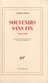 Souvenirs sans fin, (1903-1940) (9782070744794-front-cover)