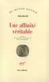 Une affinité véritable (9782070748389-front-cover)